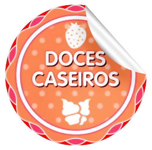 Adesivo redondo impresso