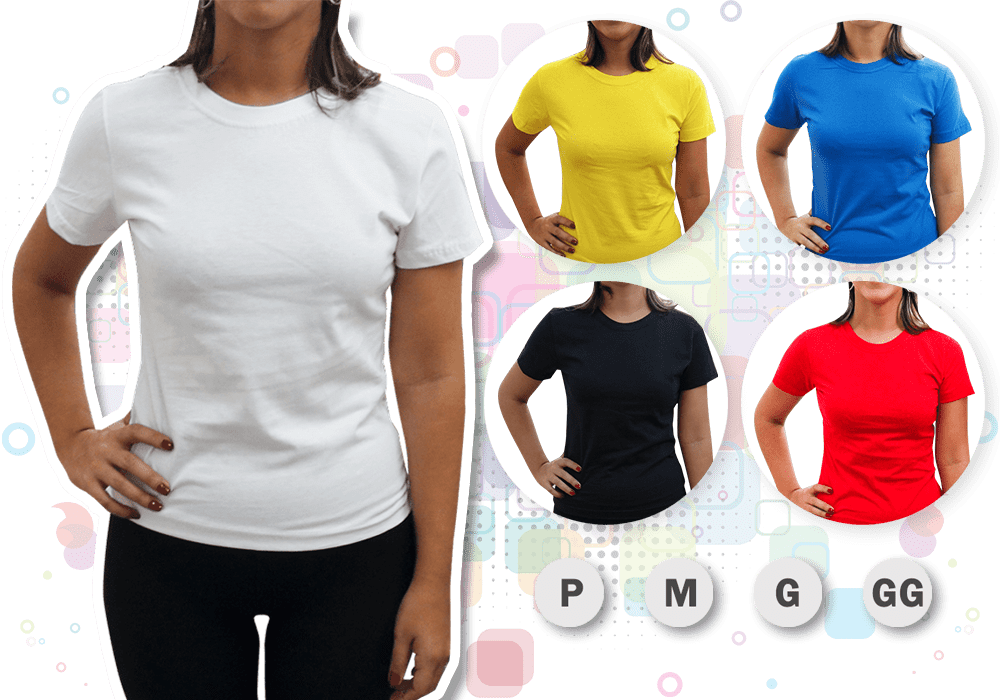 Modelo camiseta unissex Modelo camiseta unissex