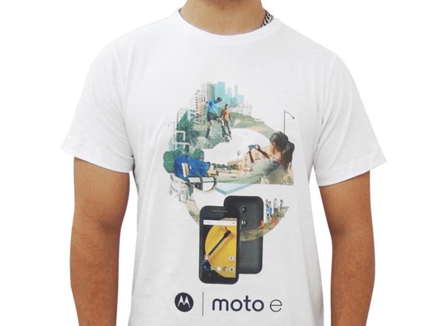 Camiseta unissex personalizada com Transfer Digital